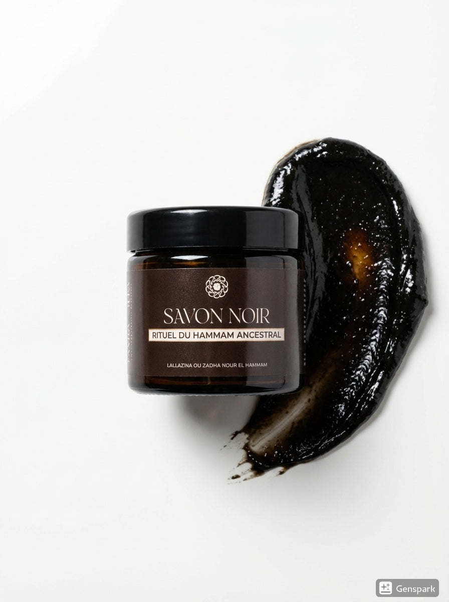 Ton savon Noir à l'huile d'Argan